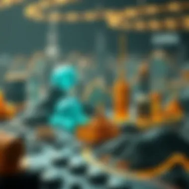 Decentralized finance ecosystem visualization