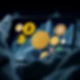 Exploring the User Interface of Avalanche Wallet User interface of Avalanche Wallet showcasing diverse cryptocurrencies