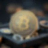 Conceptual representation of Basic Coin in cryptocurrency