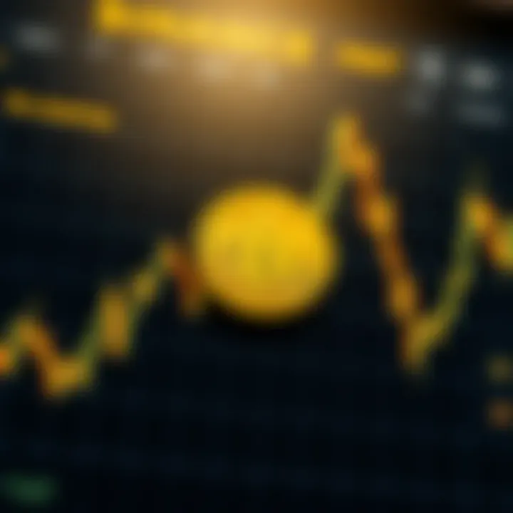 Market analysis graph showcasing Binance Coin's position