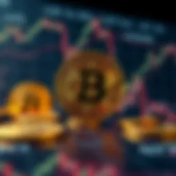 Visual representation of Bitcoin price fluctuations over time