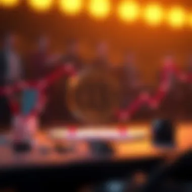 A conceptual artwork showcasing the potential of blockchain technology in NFTs