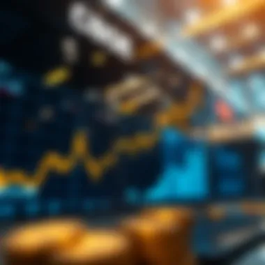 Graph illustrating the rise of cryptocurrency within financial markets