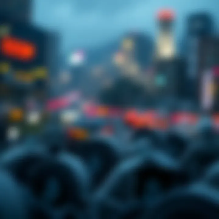 Visual representation of opportunities and challenges in cryptocurrency ecosystem