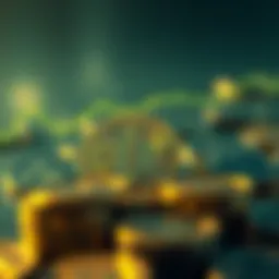 Visual representation of cryptocurrency market capitalization