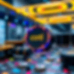 Visual representation of Coti cryptocurrency technology