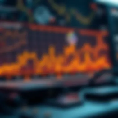 Visual representation of cryptocurrency mining performance analysis