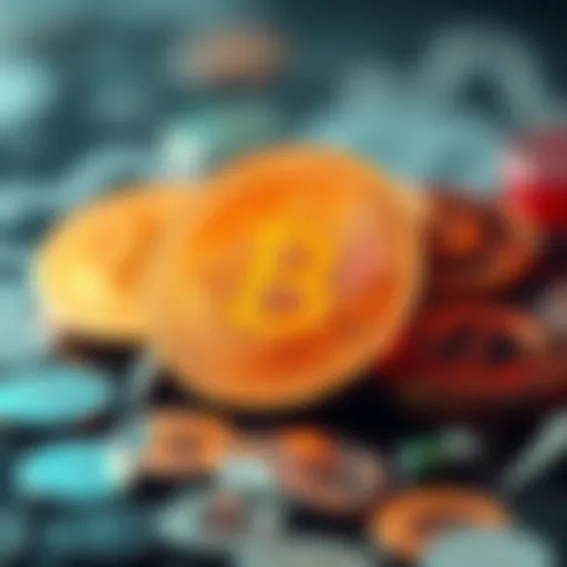 A digital representation of cryptocurrency trends