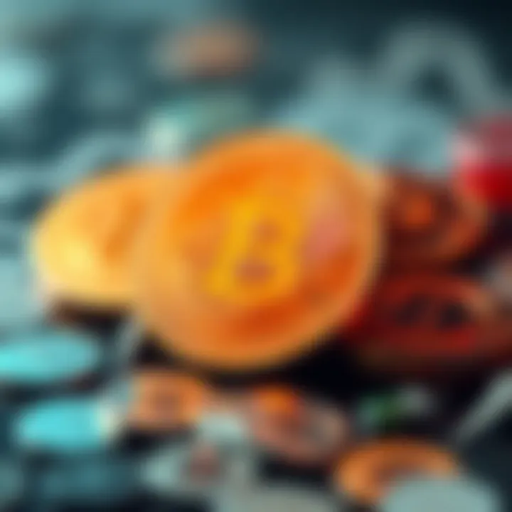 Exploring Cryptocurrency Trends A digital representation of cryptocurrency trends