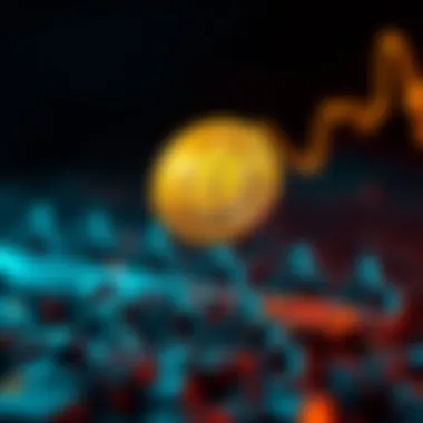 Cryptocurrency Growth Visual representation of cryptocurrency growth