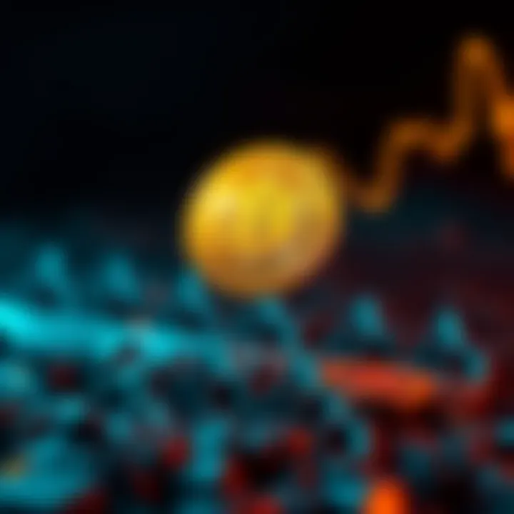 Cryptocurrency Growth Visual representation of cryptocurrency growth