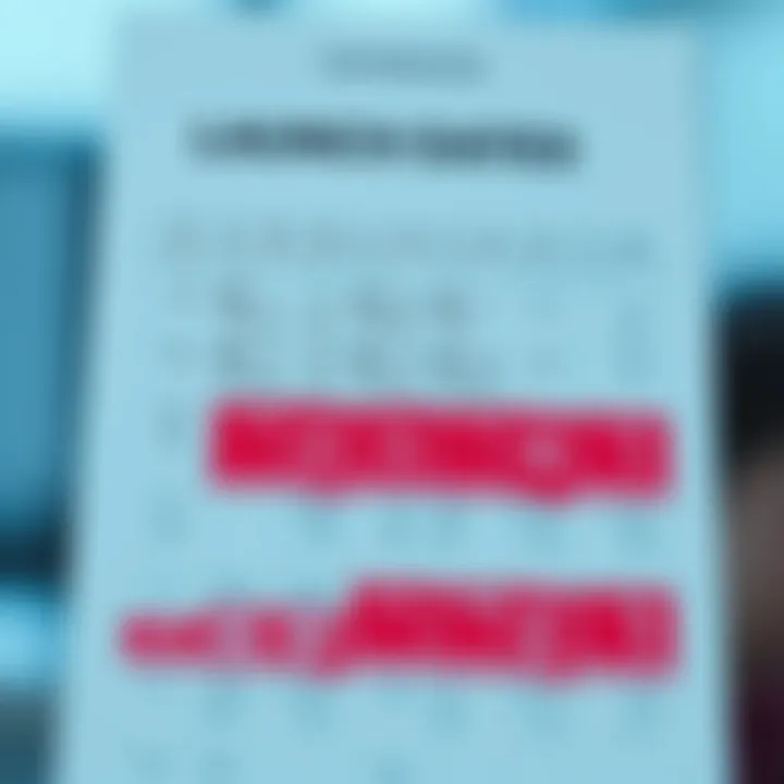 Launch Dates Overview Calendar highlighting important cryptocurrency launch dates