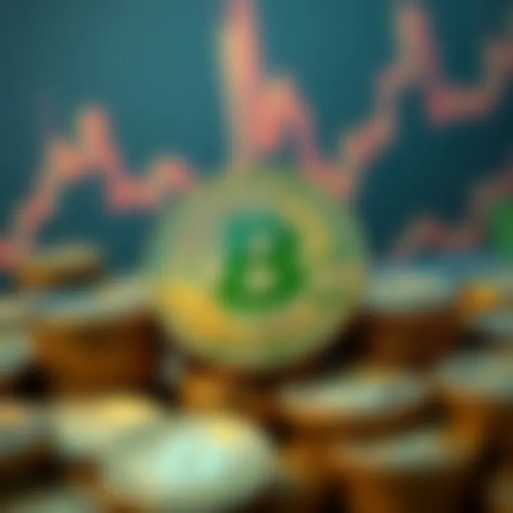 Visual representation of cryptocurrency market influence