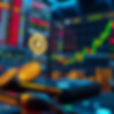 Visualization of various cryptocurrency trading platforms