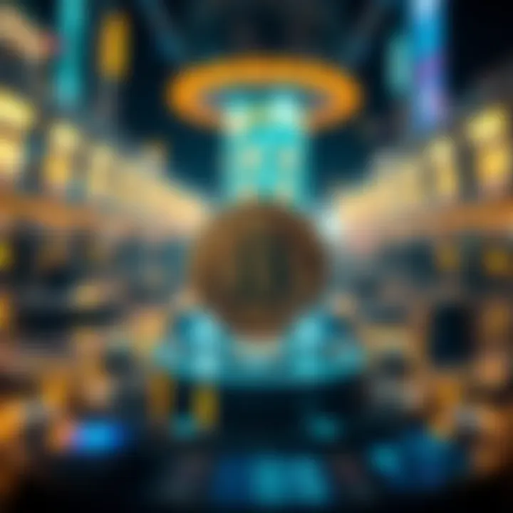 The Future of Cryptocurrency Innovation A futuristic representation of cryptocurrency innovation