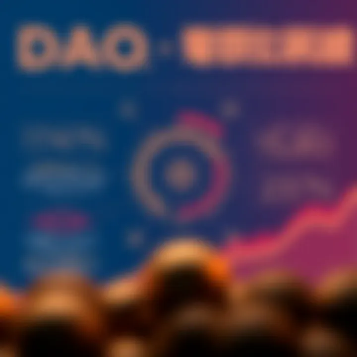 Infographic exploring legal and ethical challenges of DAO