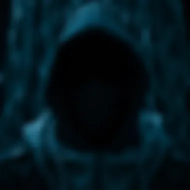 Conceptual image exploring legal and ethical issues surrounding the dark web