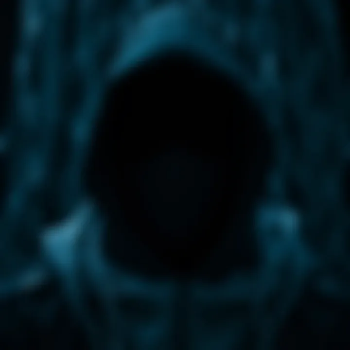 Conceptual image exploring legal and ethical issues surrounding the dark web