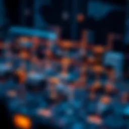 Visual representation of the dark web structure and its components