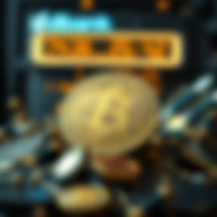 Visual representation of the future of cryptocurrency