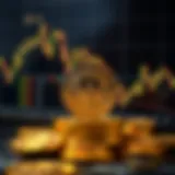 Visual representation of a cryptocurrency trading platform