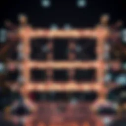 Visual representation of decentralized social network architecture