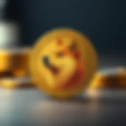 Conceptual representation of Dogecoin's origin and evolution