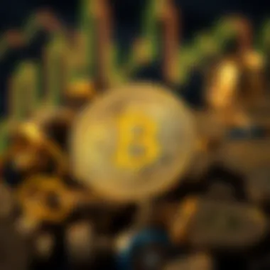 Illustration of economic factors affecting Bitcoin