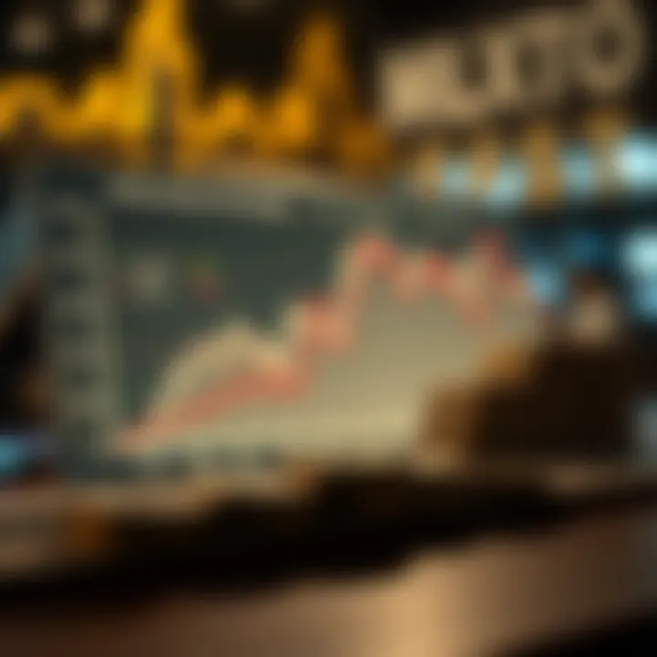 Graph illustrating factors determining exchange rates