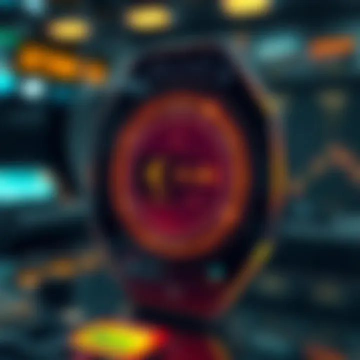 A futuristic interface for currency conversion