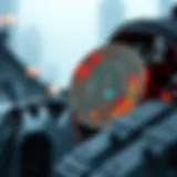 A futuristic digital representation of glitch coin technology