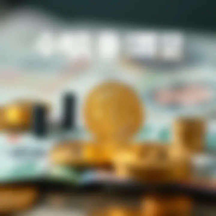 Visual representation of investment strategies based on currency fluctuations