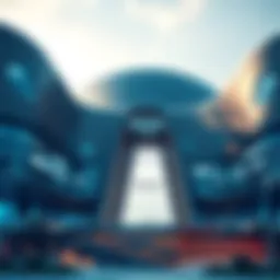 Innovative blockchain architecture showcasing Klaytn's unique design