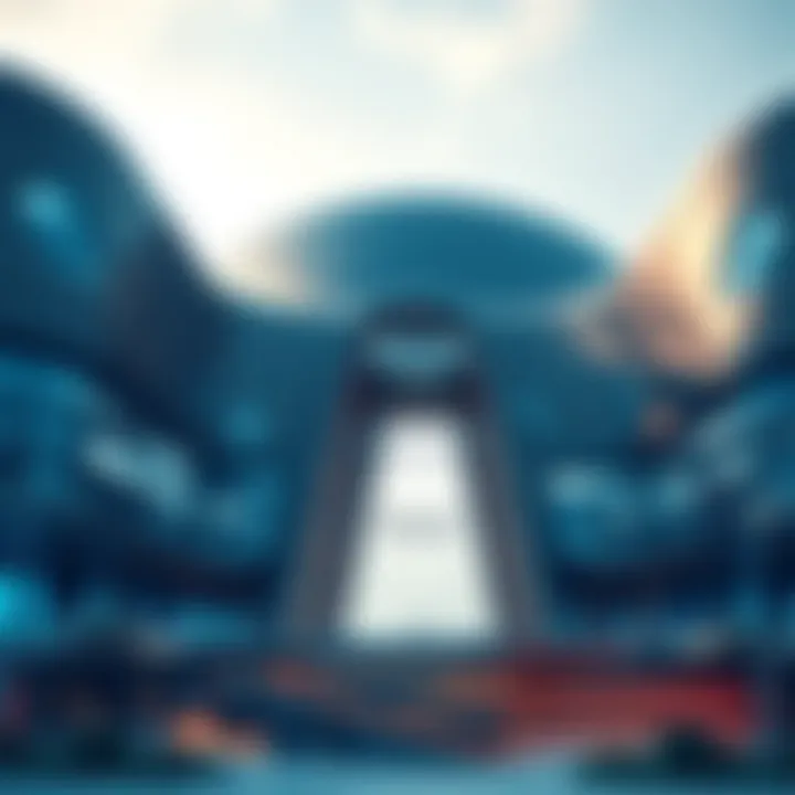 Innovative blockchain architecture showcasing Klaytn's unique design