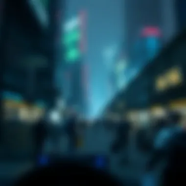 Visual depiction of market volatility influenced by Fat Tail events