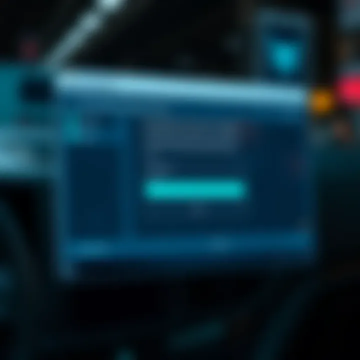 User interface of MetaMask password change