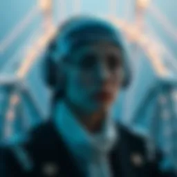 Futuristic representation of the metaverse concept