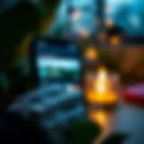 Mobile Chrome extension interface showcasing features