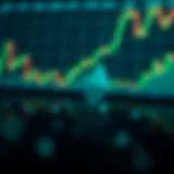 Monero cryptocurrency symbol and chart analysis