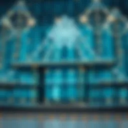 Visual representation of multi-chain technology architecture