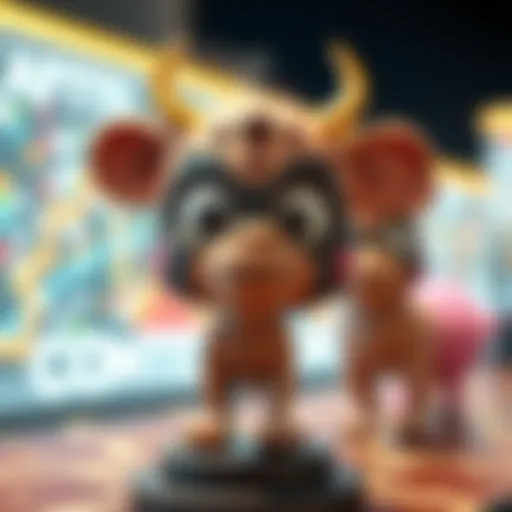 Visual representation of NFTs in the digital space