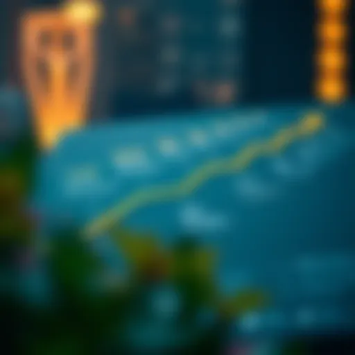 Visual representation of an NFT roadmap illustrating strategic milestones.