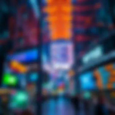 Cryptocurrency and Stock Market Connections Visual representation of cryptocurrency and stock market connections