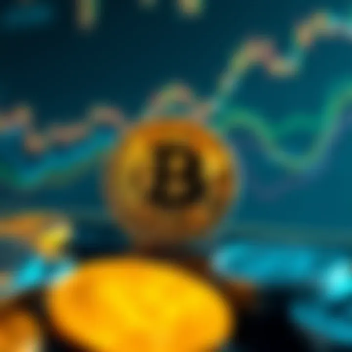 Graphical representation of cryptocurrency trends