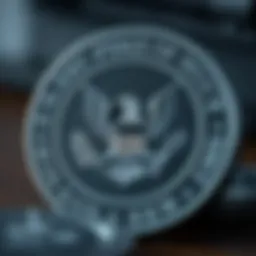 Ripple logo with SEC emblem