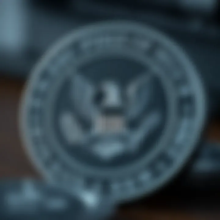 Ripple logo with SEC emblem