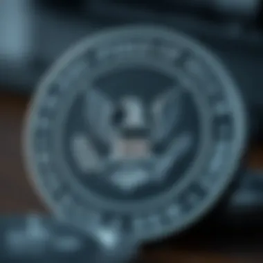 Ripple and SEC: A Legal Confrontation Ripple logo with SEC emblem