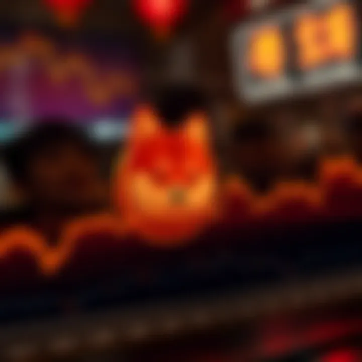 Graph illustrating the price fluctuations of Shiba Inu Coin