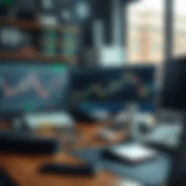 Illustration of trading desk components and their functions