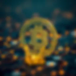 Conceptual representation of transaction IDs in blockchain technology